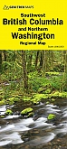 Wegenkaart - Landkaart 4 British Columbia Southwest & Northern Washington | Gem Trek Publishing