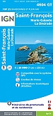 Topografische Wandelkaart Guadeloupe 4604GT - St-Francois / Marie-Galante / La D sirade (Guadeloupe)