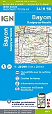 Topografische Wandelkaart van Frankrijk 3416SB - Bayon Flavigny-sur-Moselle