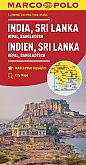 Wegenkaart - Landkaart India Sri Lanka Bhutan Bangladesh | Marco Polo Maps