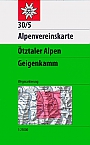 Wandelkaart 30/5 Ötztaler Alpen - Geigenkamm | Alpenvereinskarte
