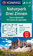 Wandelkaart 047 Naturpark Drei Zinnen; Parco Naturale Tre Cime de Lavaredo Kompass