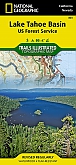 Wandelkaart 803 Lake Tahoe Basin (California) - Trails Illustrated Map / National Park Maps National Geographic