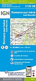 Topografische Wandelkaart van Frankrijk 3135SB - Romans-sur-Isere / St-Marcellin
