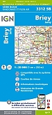 Topografische Wandelkaart van Frankrijk 3312SB - Briey Jarny