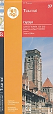 Topografische Wandelkaart van België 37 Doornik Tournai Topo50 | NGI België