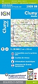 Topografische Wandelkaart van Frankrijk 2928SB - Cluny / Matour