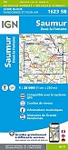 Topografische Wandelkaart van Frankrijk 1623SB - Saumur / Doue-la-Fontaine