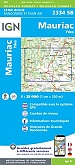 Topografische Wandelkaart van Frankrijk 2334SB - Mauriac Ydes