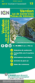 Wandelkaart Fietskaart 13 Verdon Lac de Sainte-Croix Top 75 | IGN