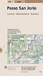 Topografische Wandelkaart Zwitserland 1314 Passo San Jorio Lumino - Marmontana - Garzeno - Landeskarte der Schweiz