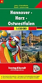 Wegenkaart - Fietskaart 4 Hannover Harz Ostwestfalen - Freytag & Berndt