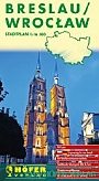 Stadsplattegrond Breslau / Wroclaw | Hofer Verlag