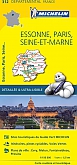 Fietskaart - Wegenkaart - Landkaart 312 Essone Paris Seine et Marne - Départements de France - Michelin