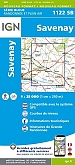 Topografische Wandelkaart van Frankrijk 1122SB - Savenay