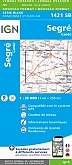 Topografische Wandelkaart van Frankrijk 1421SB - Segre  / Cande