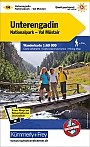 Wandelkaart 14 Unterengadin NP Val Müstair | Kümmerly+Frey