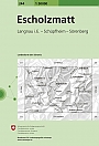 Topografische Wandelkaart Zwitserland 244 Escholzmatt Langnau i.E. - Schüpfheim - Sörenberg - Landeskarte der Schweiz