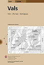 Topografische Wandelkaart Zwitserland 1234 Vals Vrin - Piz Aul - Tomülpass - Landeskarte der Schweiz