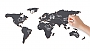 Wereldkaart Krijtbord Wereld - Chalkboard 29,99 World map | Luckies