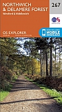 Topografische Wandelkaart 267 Northwich / Delamere Forest Winsford & Middlewich - Explorer Map