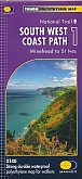 Wandelkaart South West Coast Path 1 Minehead to St Ives - National Trail Maps (Zoutpad) | Harvey Maps