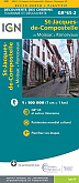 Wandelkaart - Pelgrimsroute St-Jacques-de-Compostela GR 65-2 St Jacobsroute | IGN Tourisme et Decouverte
