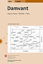 Topografische Wandelkaart Zwitserland 1084 Damvant Haute Ajoie Reclere Fahy - Landeskarte der Schweiz