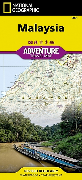 Wegenkaart - Landkaart Maleisië - Adventure Map National Geographic