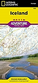 Wegenkaart - Landkaart Ijsland - Adventure Map National Geographic