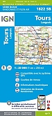 Topografische Wandelkaart van Frankrijk 1822SB - Tours / Langeais