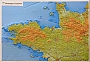 Reliefkaart Bretagne-Cotentin | IGN