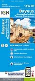 Topografische Wandelkaart van Frankrijk 1512OT - Bayeux / Arromanches-les-Bains / Plages du Débarquement