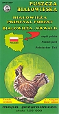Wandelkaart Puszcza Bialowieska Polen | PTOP