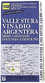 Wandelkaart 112 Valle Stura, Vinadio, Argentera | IGC Carta dei sentieri e dei rifugi