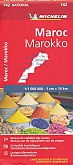 Wegenkaart - Landkaart 742 Marokko - Michelin National