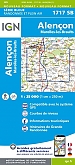 Topografische Wandelkaart van Frankrijk 1717SB - Alençon / Marolles-les-Braults