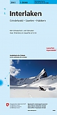 Skikaart Zwitserland 254S Interlaken Grindelwald Saxeten Habken - Landeskarte der Schweiz