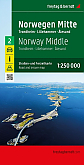Wegenkaart - Landkaart Noorwegen 2 Centraal (Trondheim-Lillehammer-Alesund) - Freytag & Berndt