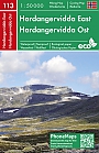Wandelkaart 113 Hardangervidda Oost | Freytag & Berndt