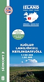 Wandelkaart 03 Kjölur - Langjökull - Kerlingrafjöll | Mal og Menning Serkort
