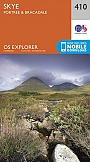 Topografische Wandelkaart 410 Skye / Portree / Bracadale - Explorer Map