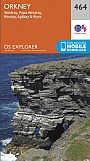 Topografische Wandelkaart 464 Orkney/ Westray / Wyre - Explorer Map