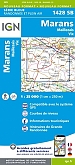 Topografische Wandelkaart van Frankrijk 1428SB - Marans Vixe Marans