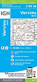 Topografische Wandelkaart van Frankrijk 2709SB - Vervins Marle