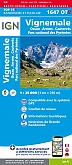 Wandelkaart 1647OTR Vignemale / Ossau / Arrens / Cauterets PNR Pyreneeën Geplastificeerd | IGN