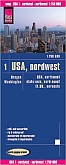 Wegenkaart - Landkaart 1 USA Noordwest USA  - World Mapping Project (Reise Know-How)