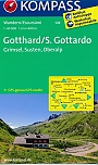 Wandelkaart 108 Gotthard, Grimsel, Susten, Oberalp; S. Gottardo, Grimsel, Susten, Oberalp Kompass