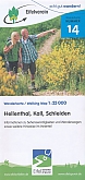 Wandelkaart Eifel 14 Hellenthal Schleiden Gemünd - Wanderkarte Des Eifelvereins