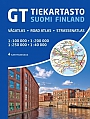 Wegenatlas Finland Suomi A4 formaat met spiraalbinding | Karttakeskus Ulkoilukartta